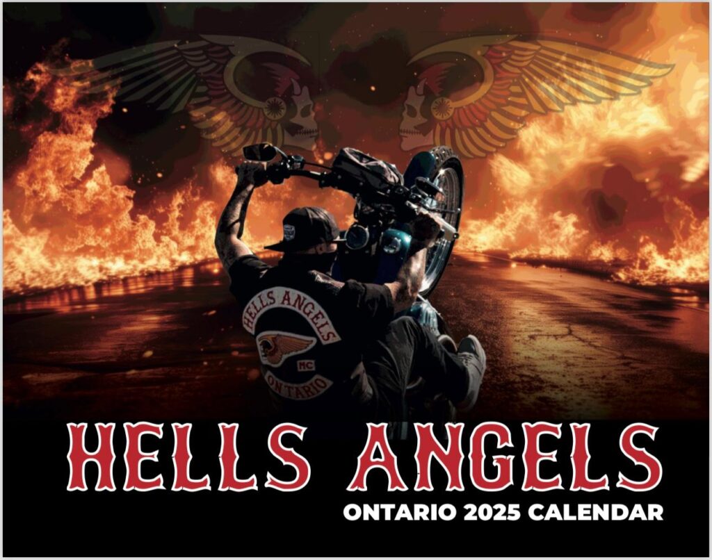 2025 Hells Angels Calendar Route 81 Toronto